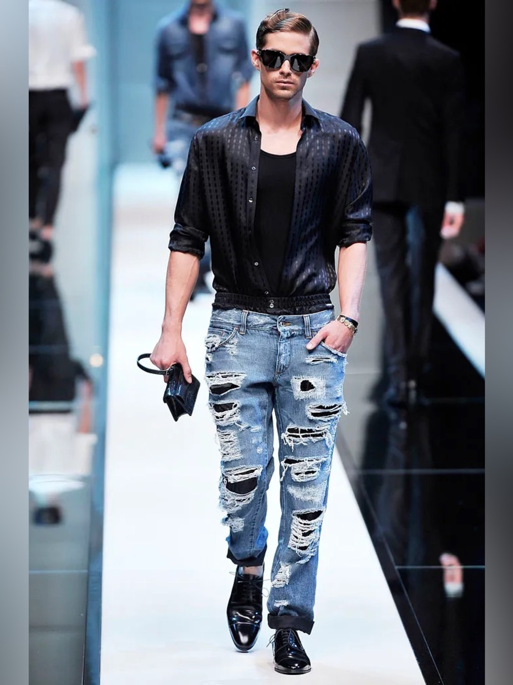 Dolce & Gabbana Distressed Runway jeans